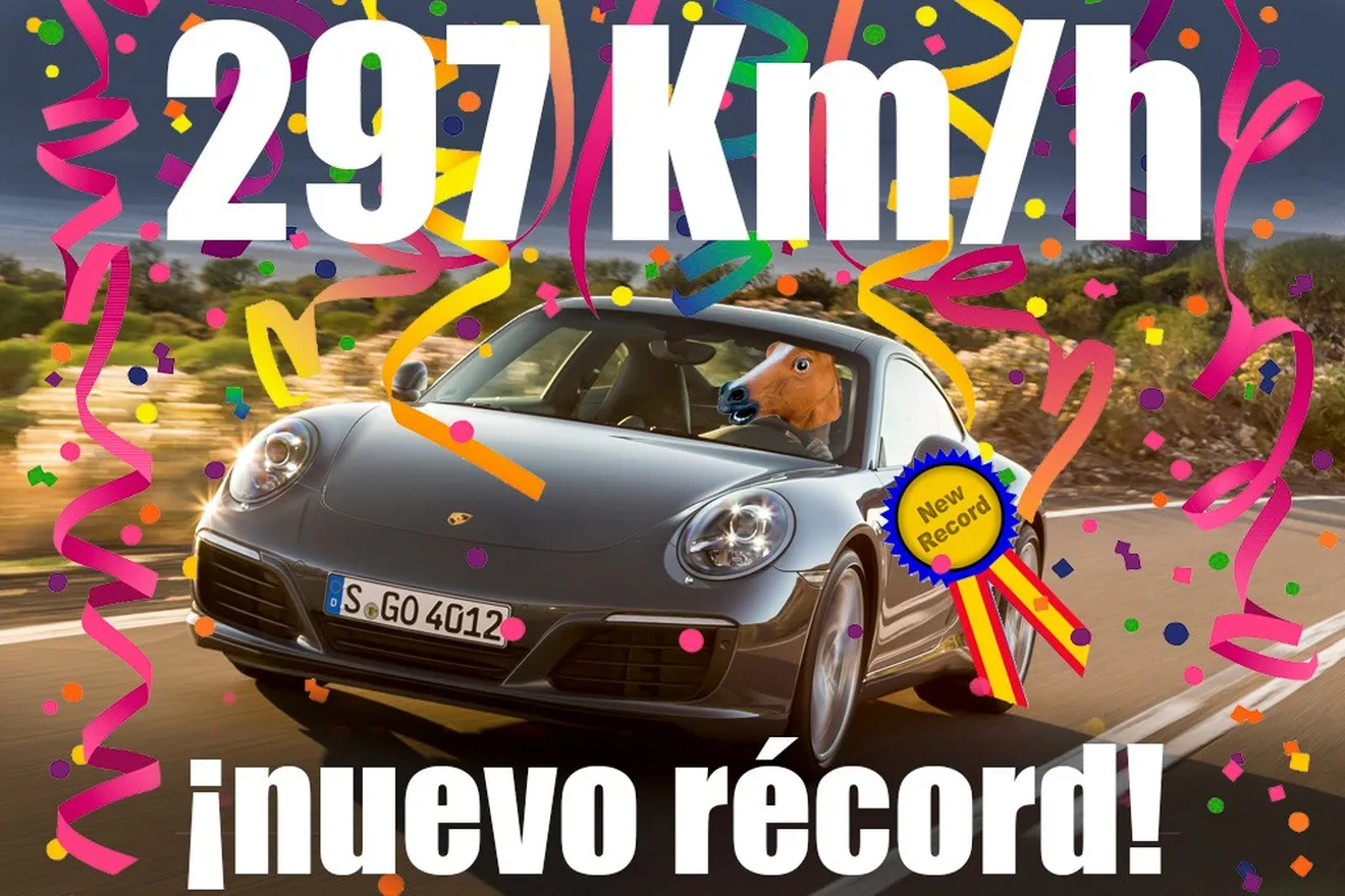 297 km/h, nuevo récord de infracción por exceso de velocidad