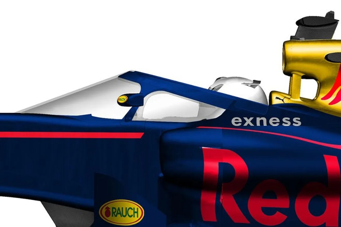 Red Bull muestra su alternativa al 'halo'