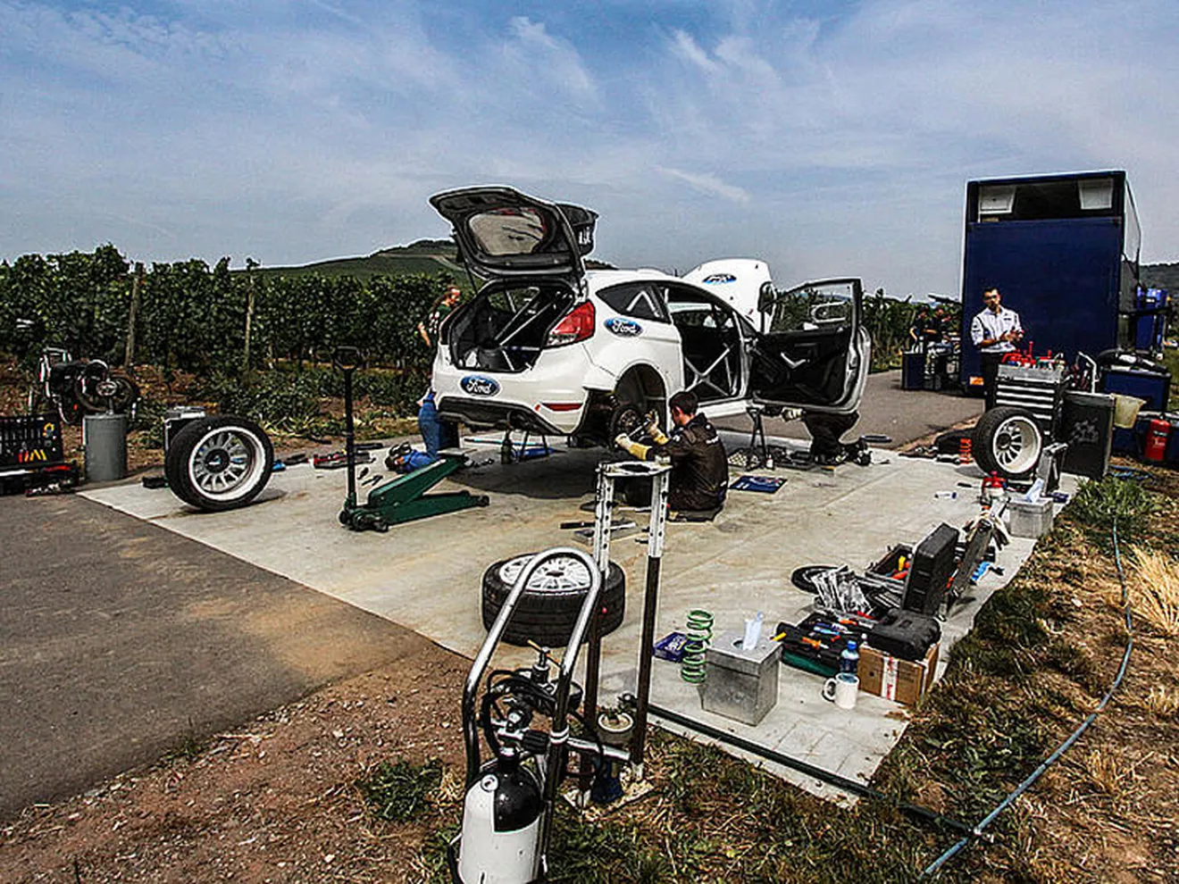 M-Sport ya prueba piezas del Fiesta RS WRC 2017