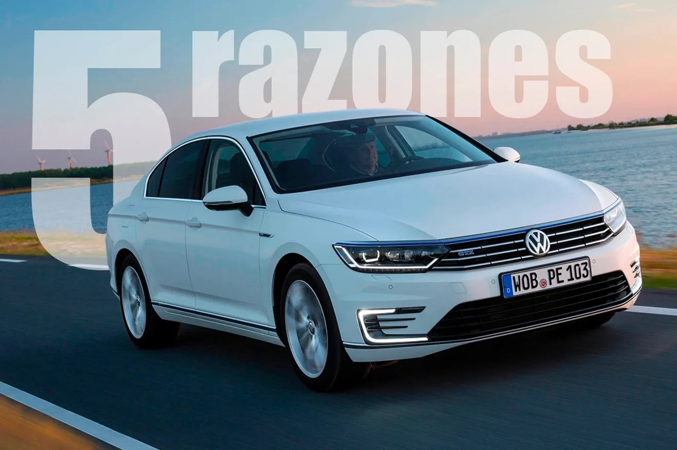 Volkswagen Passat GTE: 5 razones para hacerte con este híbrido