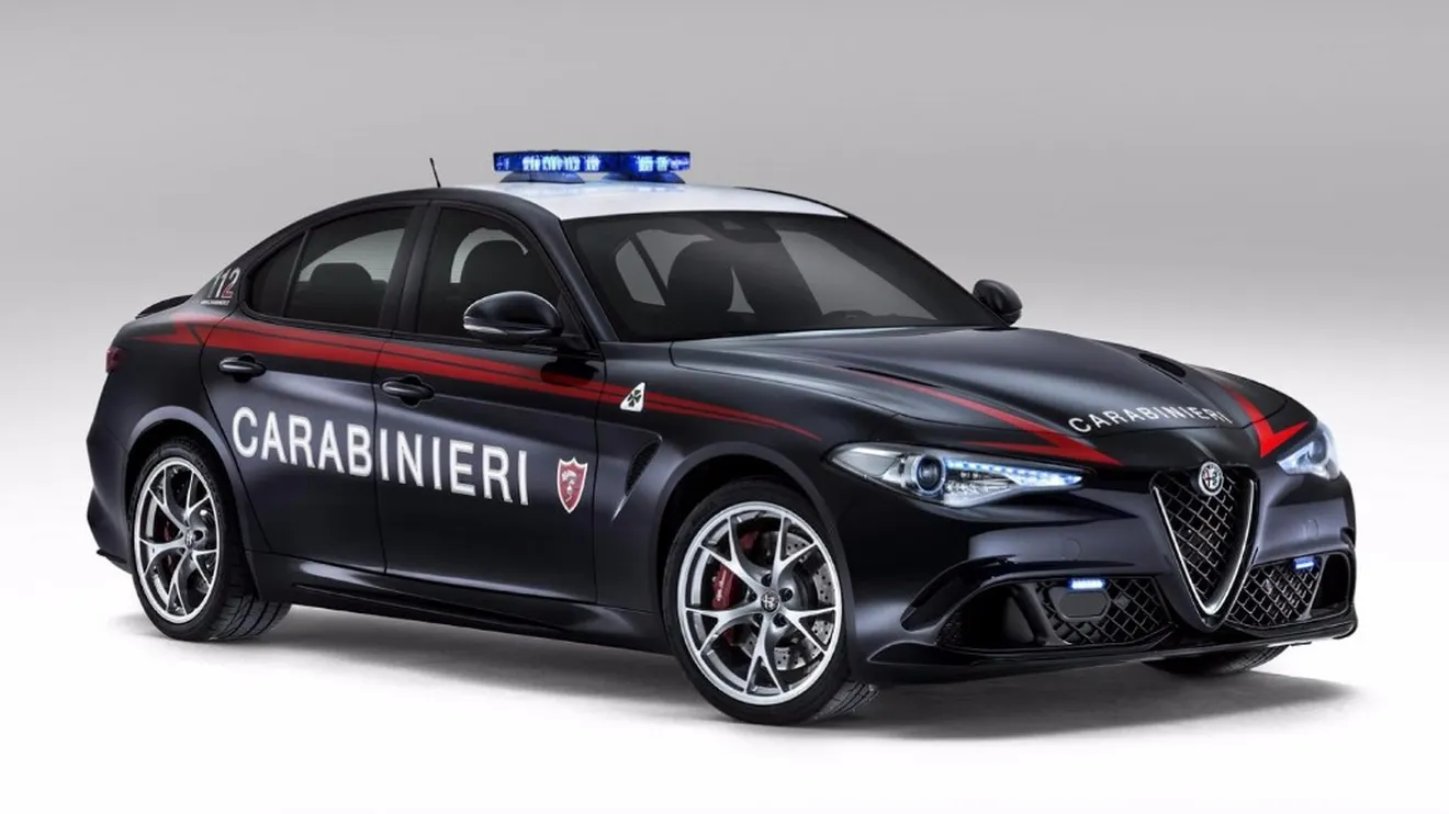 El Alfa Romeo Giulia QV pasa a formar parte de los Carabinieri
