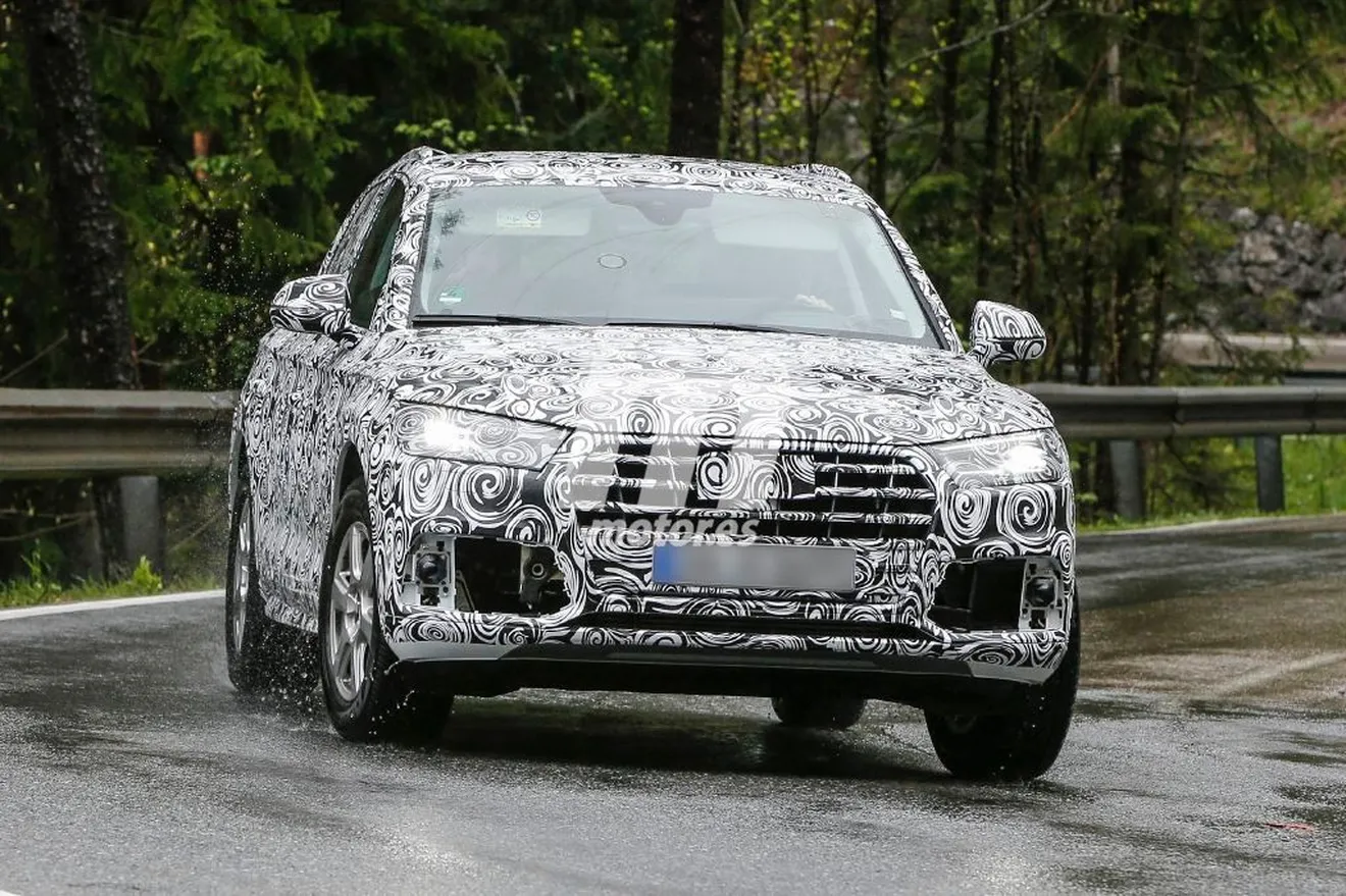 El nuevo Audi Q5 2017 sigue perdiendo camuflaje, más detalles a la vista
