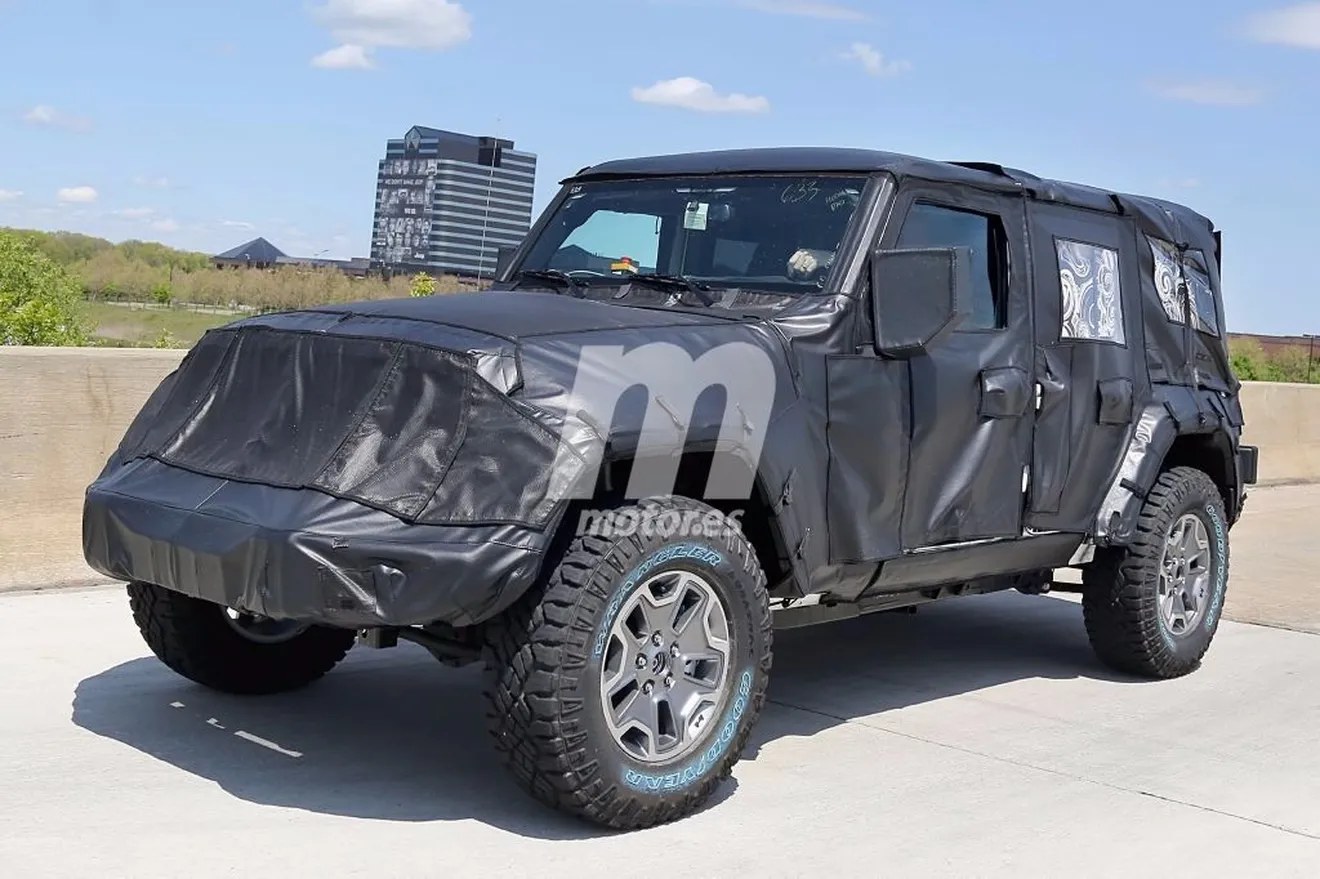 El nuevo Jeep Wrangler 2018 cazado al detalle