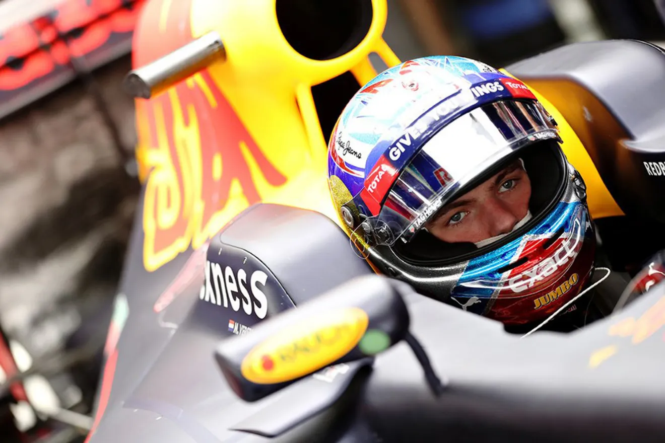 Verstappen rueda en tiempos de Ricciardo en su debut con Red Bull