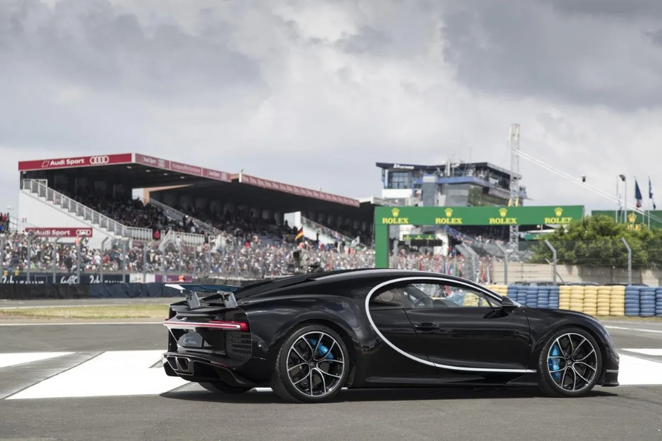 El Bugatti Chiron debuta dinámicamente en Le Mans a más de 380 km/h