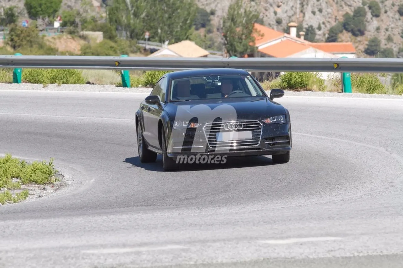 La 'mula' del nuevo Audi A7 Sportback, de pruebas en España