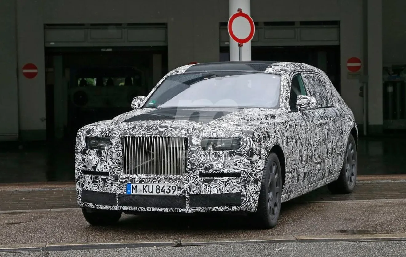El interior del Rolls-Royce Phantom 2018, al descubierto en estas fotos espías