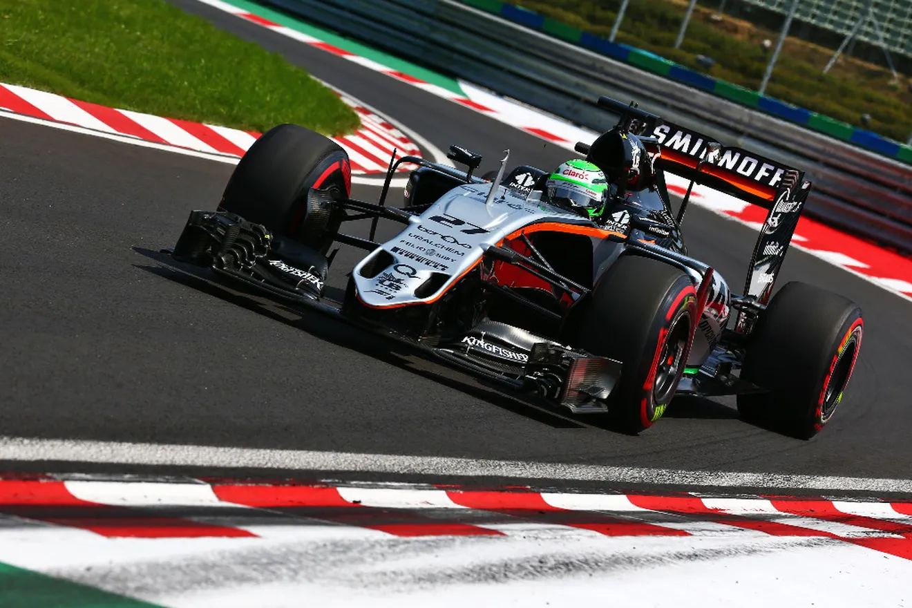 Día gris de Force India en el Gran Premio de Hungría