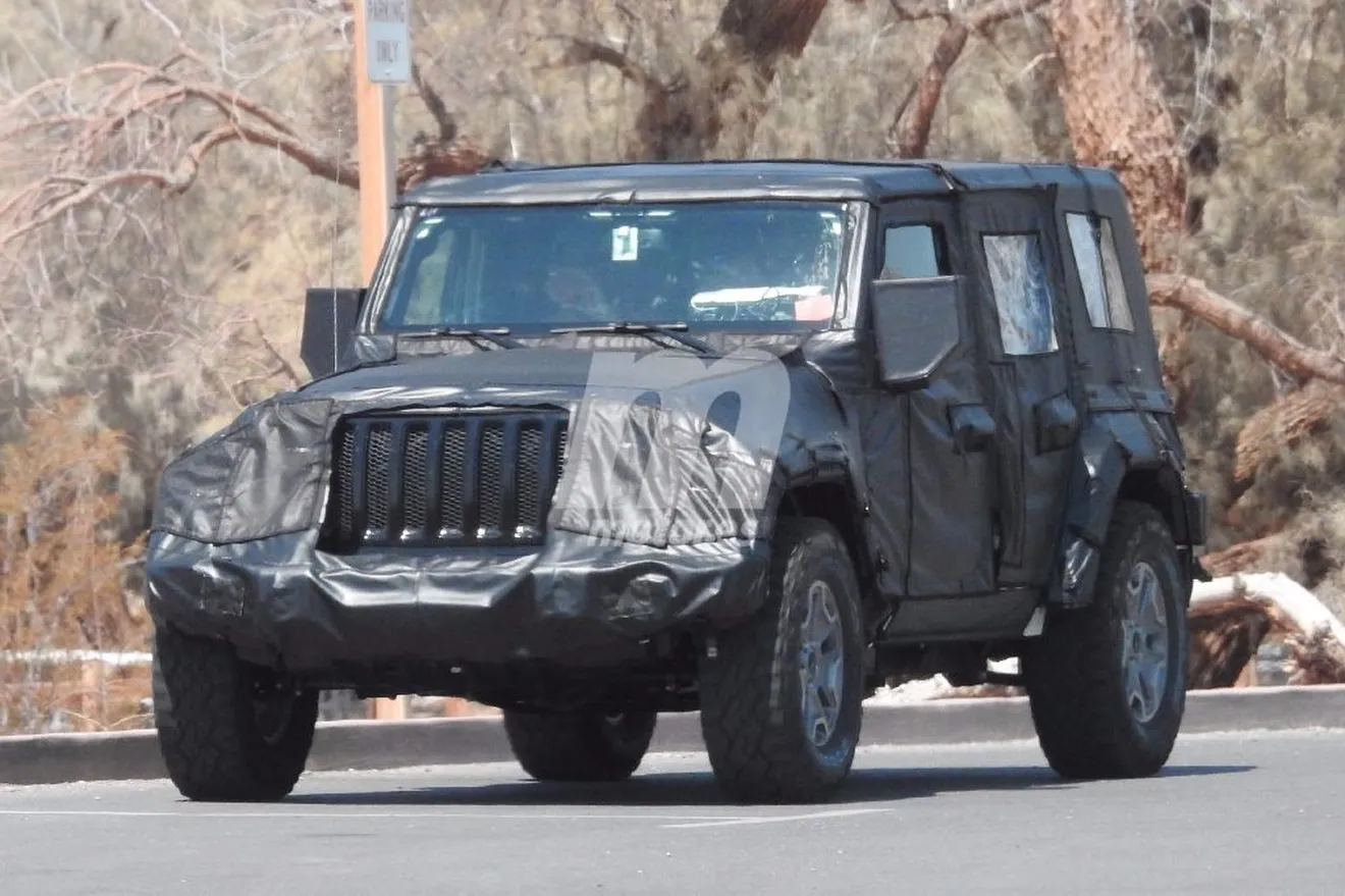 El Jeep Wrangler 2018 comienza a perder camuflaje, ¡nuevos detalles a la vista!