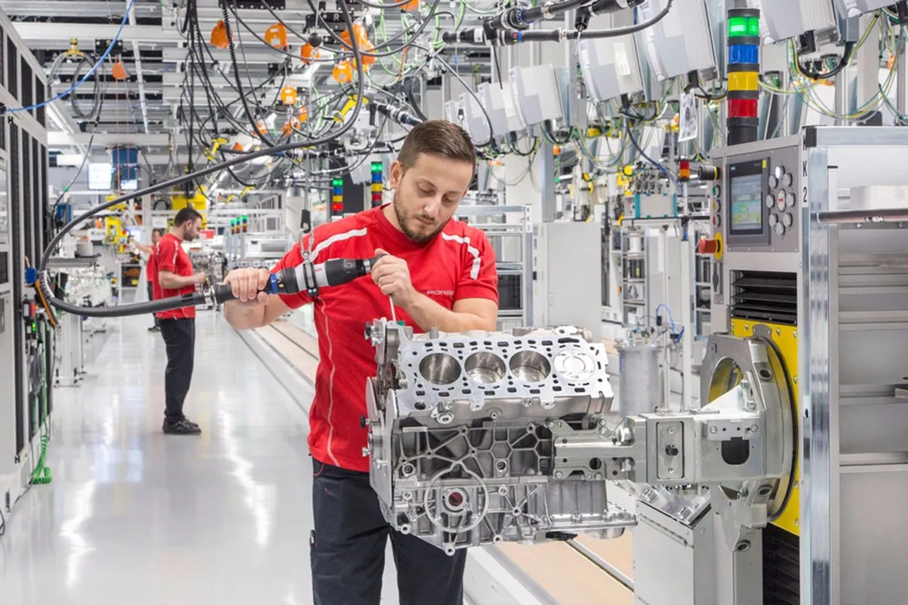 Porsche inicia la producción de motores V8 en su nueva fábrica
