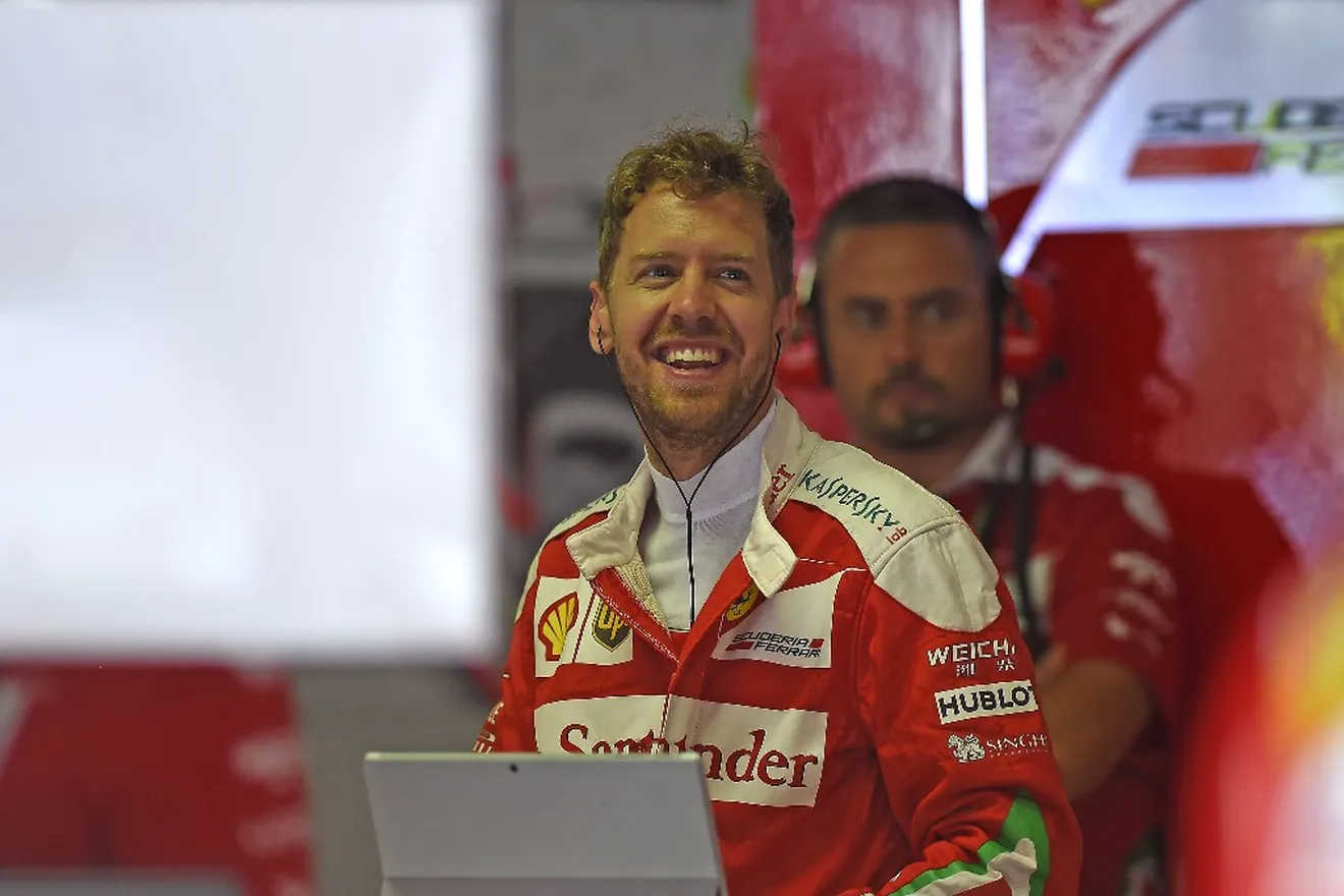 [Vídeo] Vettel se despistó y quiso terminar la carrera de Hockenheim una vuelta antes