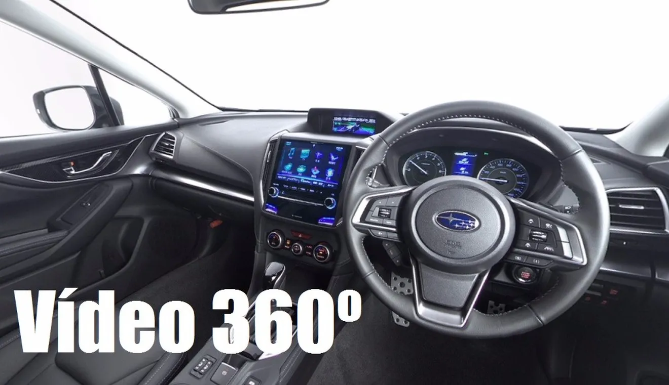 El interior del nuevo Subaru Impreza 2017 en un vídeo de 360 grados