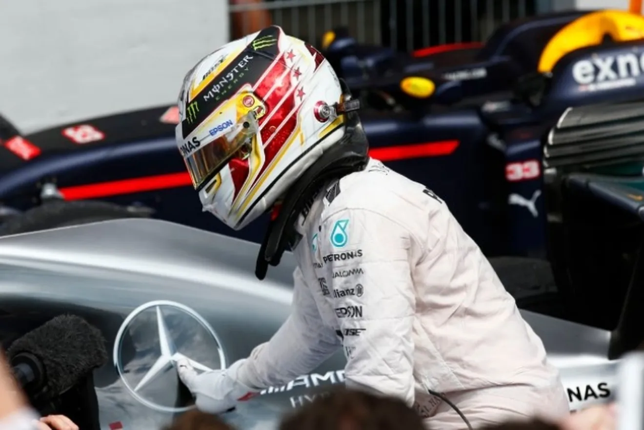 Hamilton admite que no tuvo que forzar el motor en Alemania