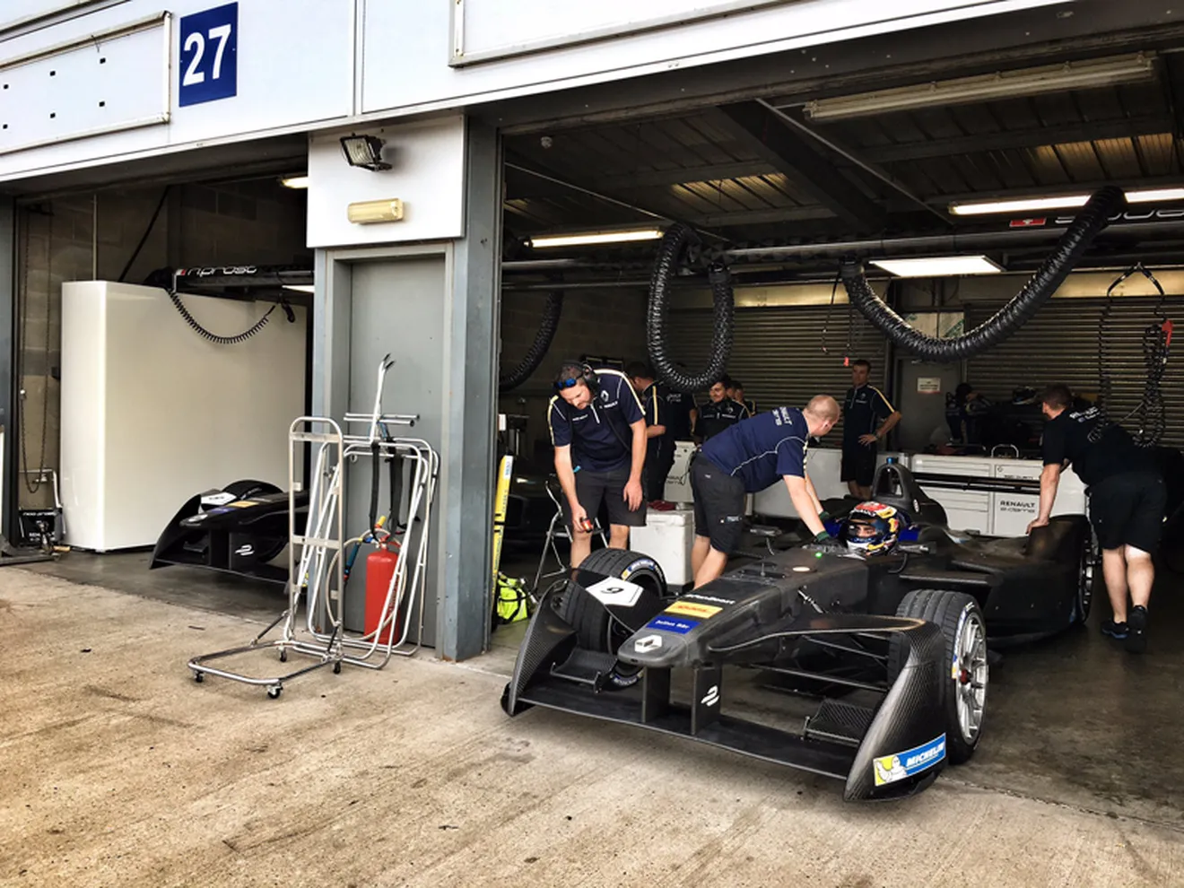 Primera jornada de test de la Fórmula E en Donington