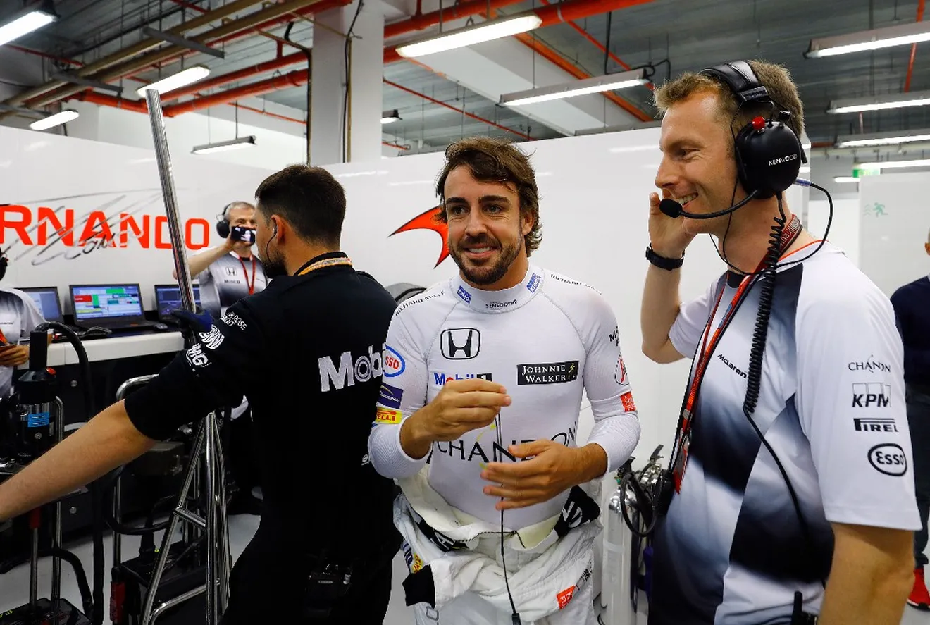 Alonso, satisfecho con las novedades del McLaren