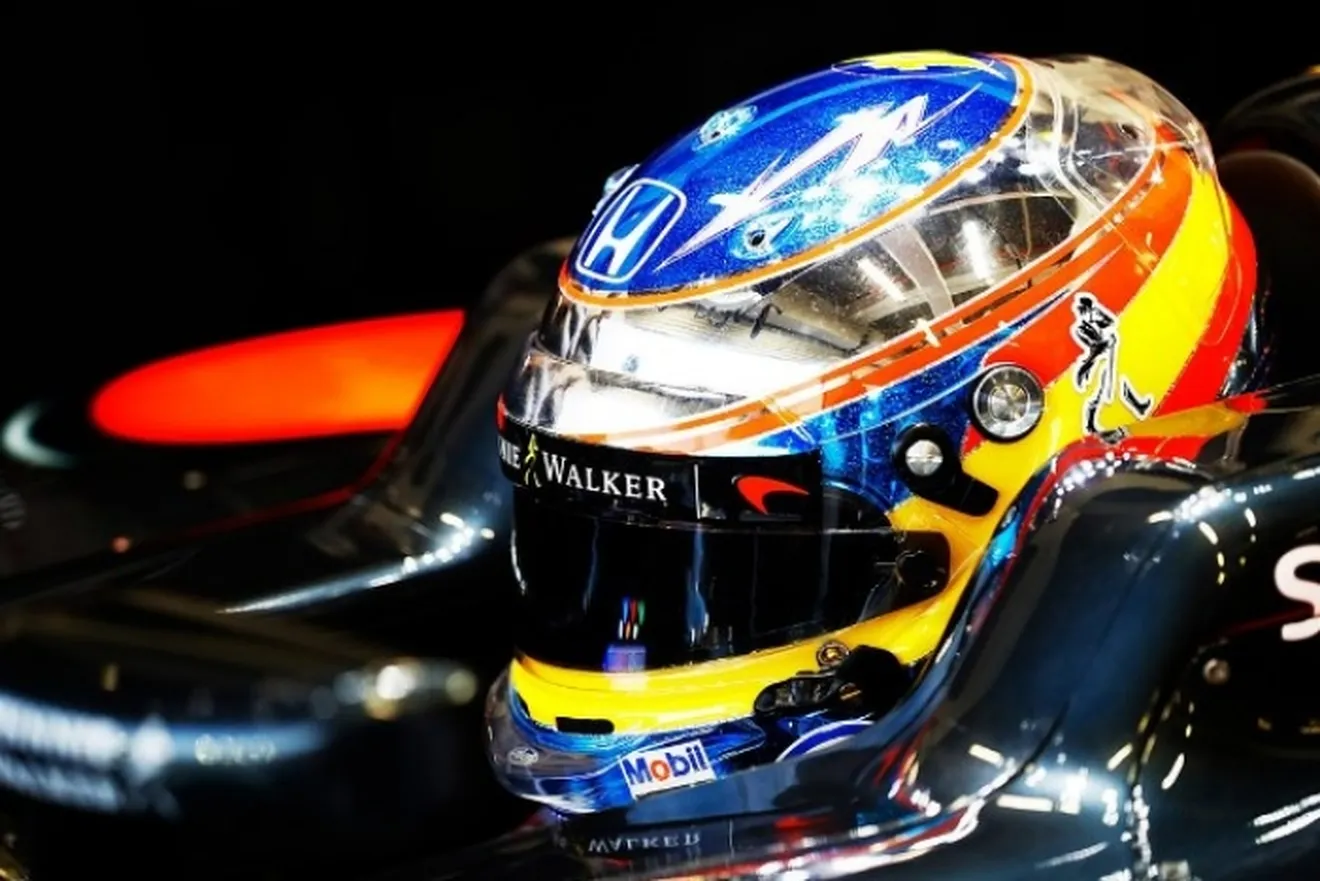 Fernando Alonso, "contento" por haber entrado en Q3