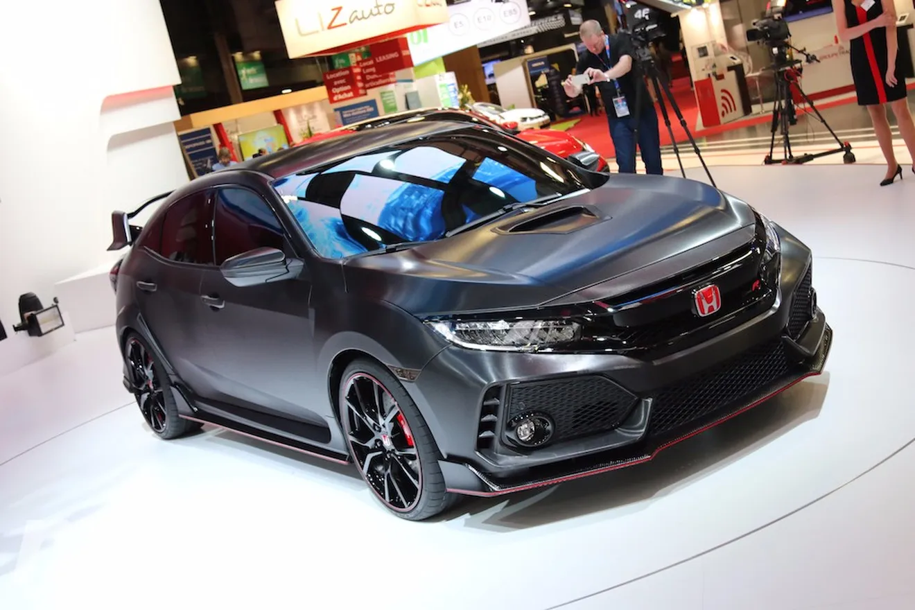 El nuevo Honda Civic Type R Prototype irrumpe en el Salón de París 2016