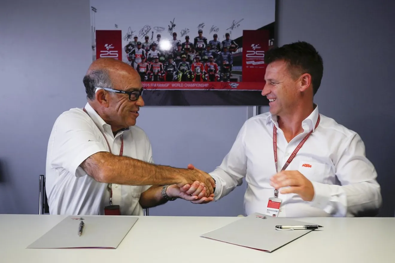 KTM es el primer fabricante suscrito a la nueva MotoGP