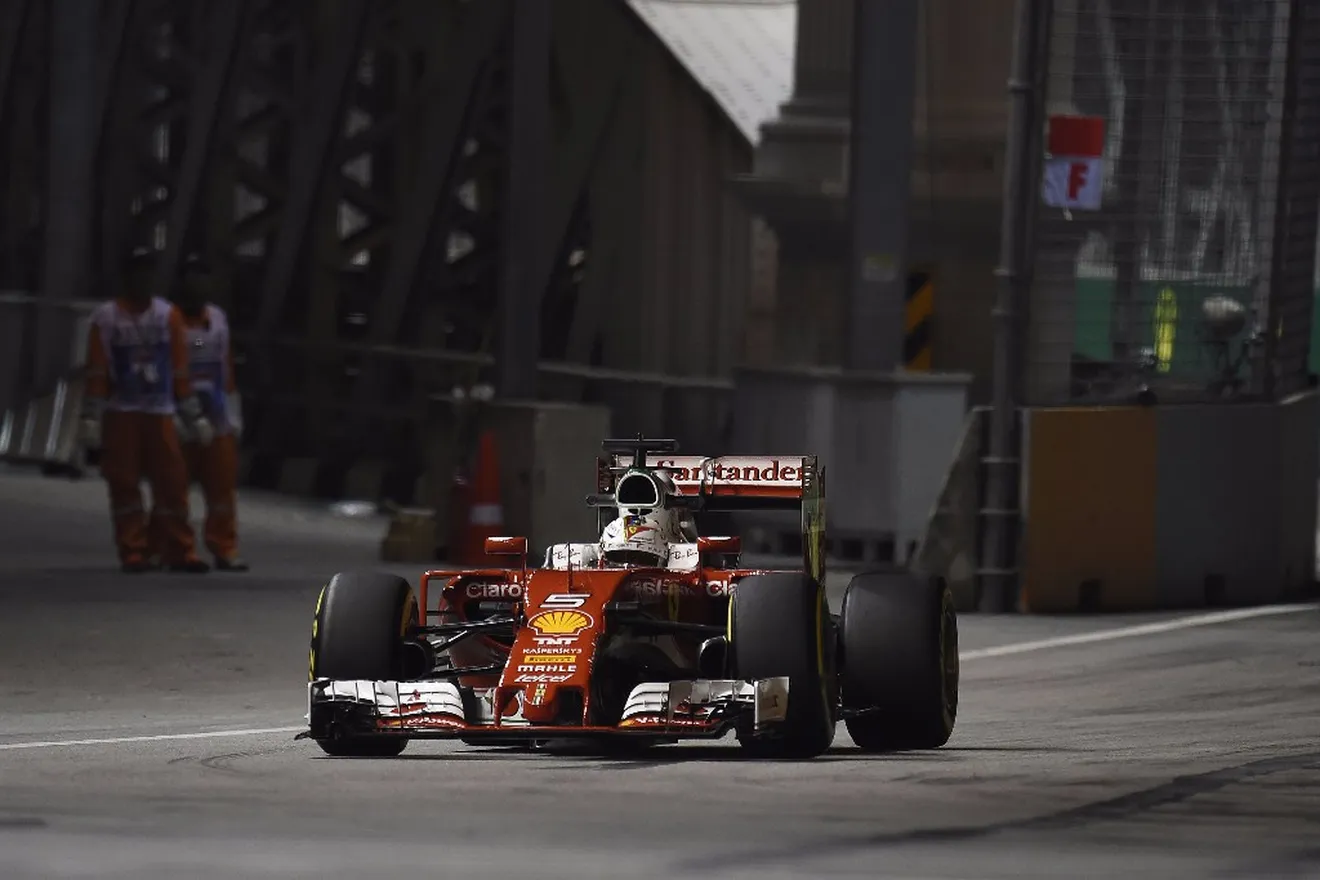 Vettel, eliminado en Q1 tras un fallo mecánico
