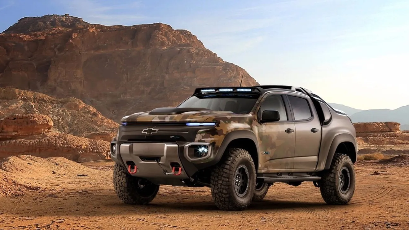 Chevrolet Colorado ZH2 es un todoterreno de hidrógeno idóneo para el ejército