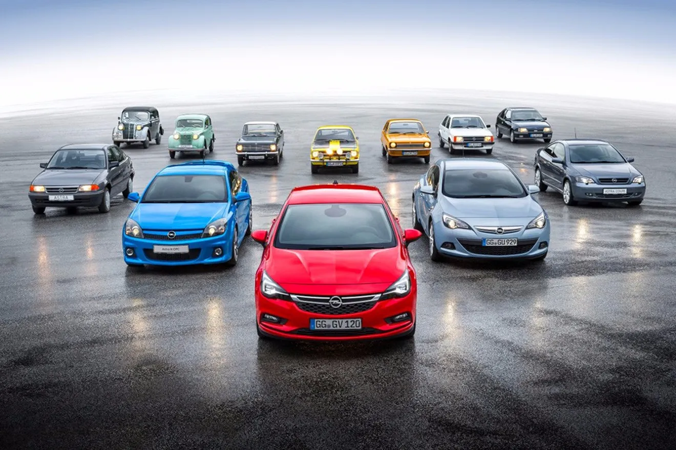 Los compactos de Opel cumplen 80 años: del primer Kadett al Astra