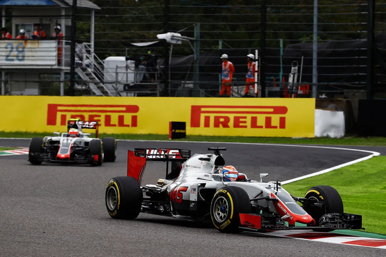 Haas y Grosjean, a la puerta de los puntos en Suzuka