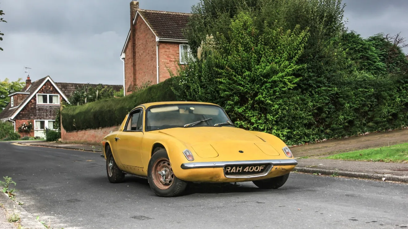 Aparece el Lotus Elan de Graham Hill tras casi 4 décadas oculto