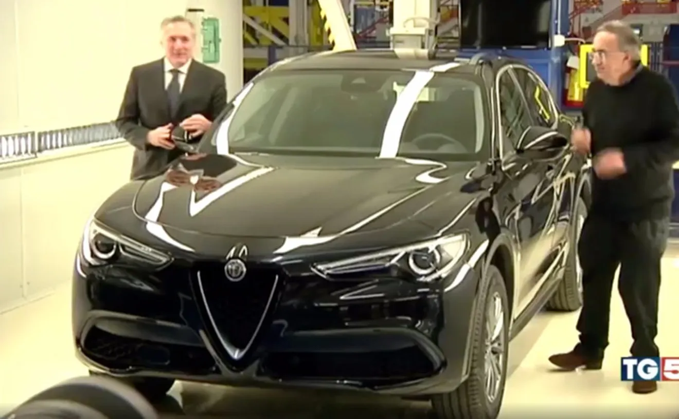 El Alfa Romeo Stelvio se deja ver en televisión en su acabado básico