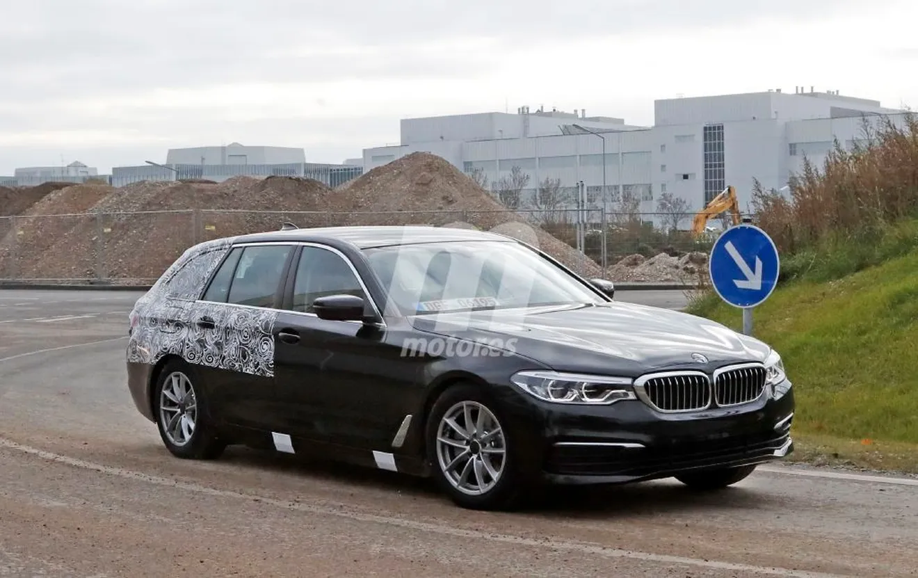 BMW Serie 5 Touring 2017: la versión familiar sigue perdiendo camuflaje
