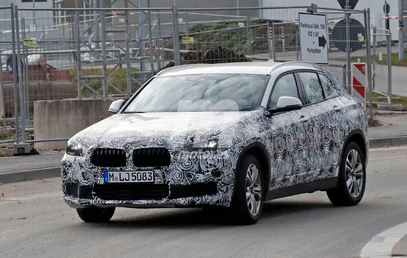 BMW X2 2017: el nuevo SUV se deja ver por las calles de Múnich con menos camuflaje