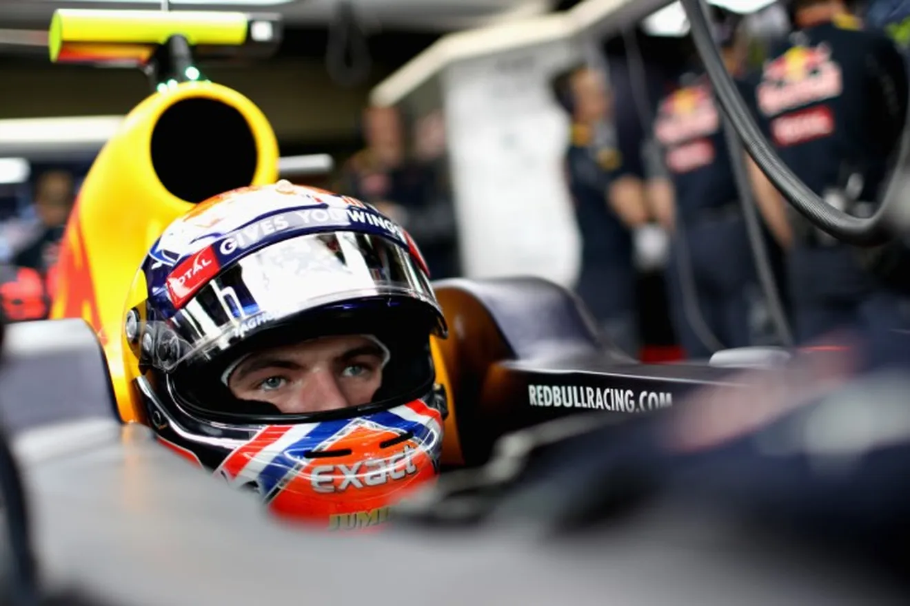 Exhibición de Verstappen para subir al podio: "A veces tienes que arriesgar, y eso hemos hecho"