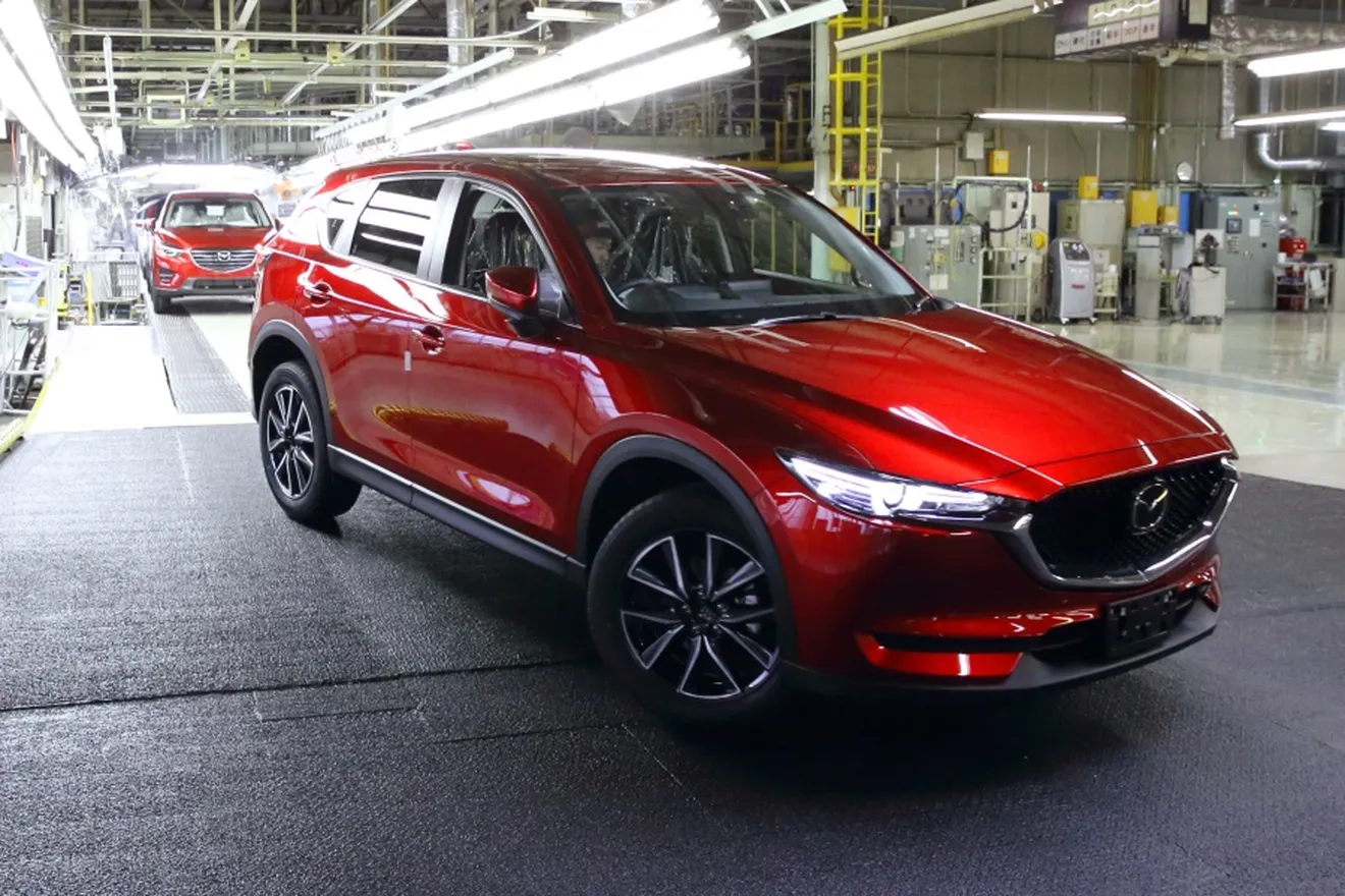Mazda comienza la producción del nuevo CX-5 en Japón
