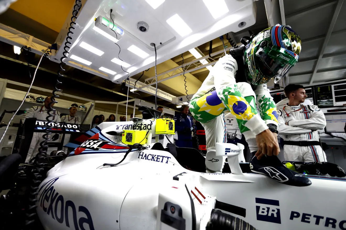 Williams regala a Massa el coche de Brasil como despedida