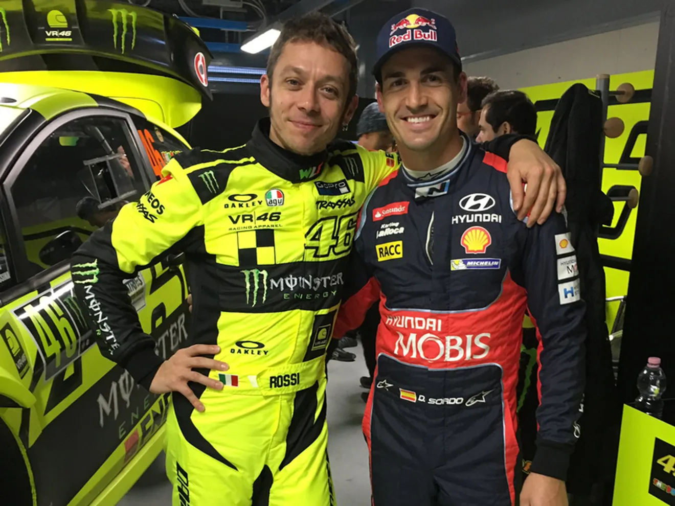 Dani Sordo y Valentino Rossi, duelo en el Monza Rally Show