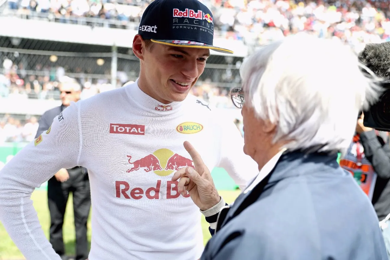 Ecclestone: "Tal vez Verstappen pueda complicarle la vida a Hamilton"