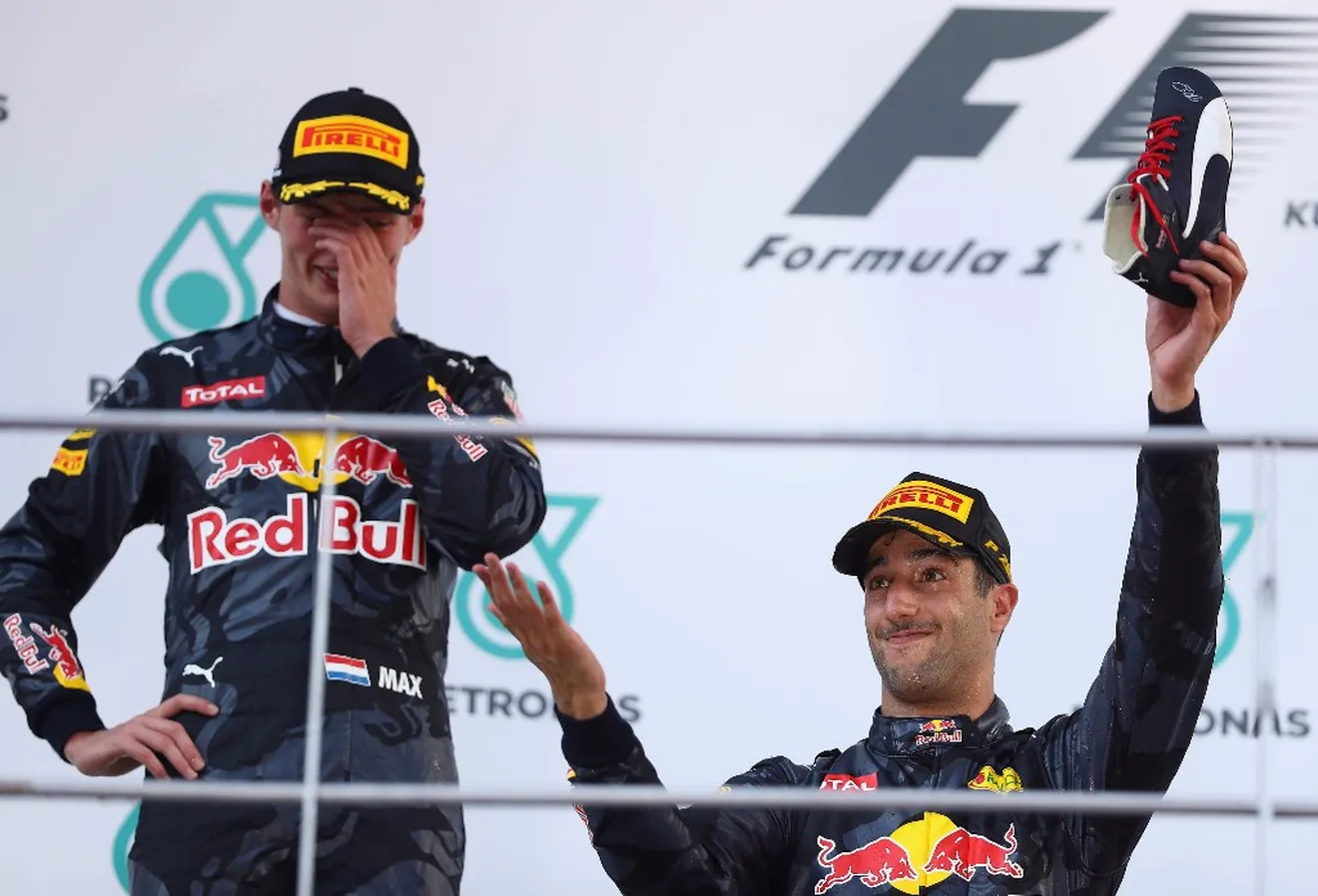 Ricciardo: con Max "salta una chispa que nos hace mejorar a ambos"