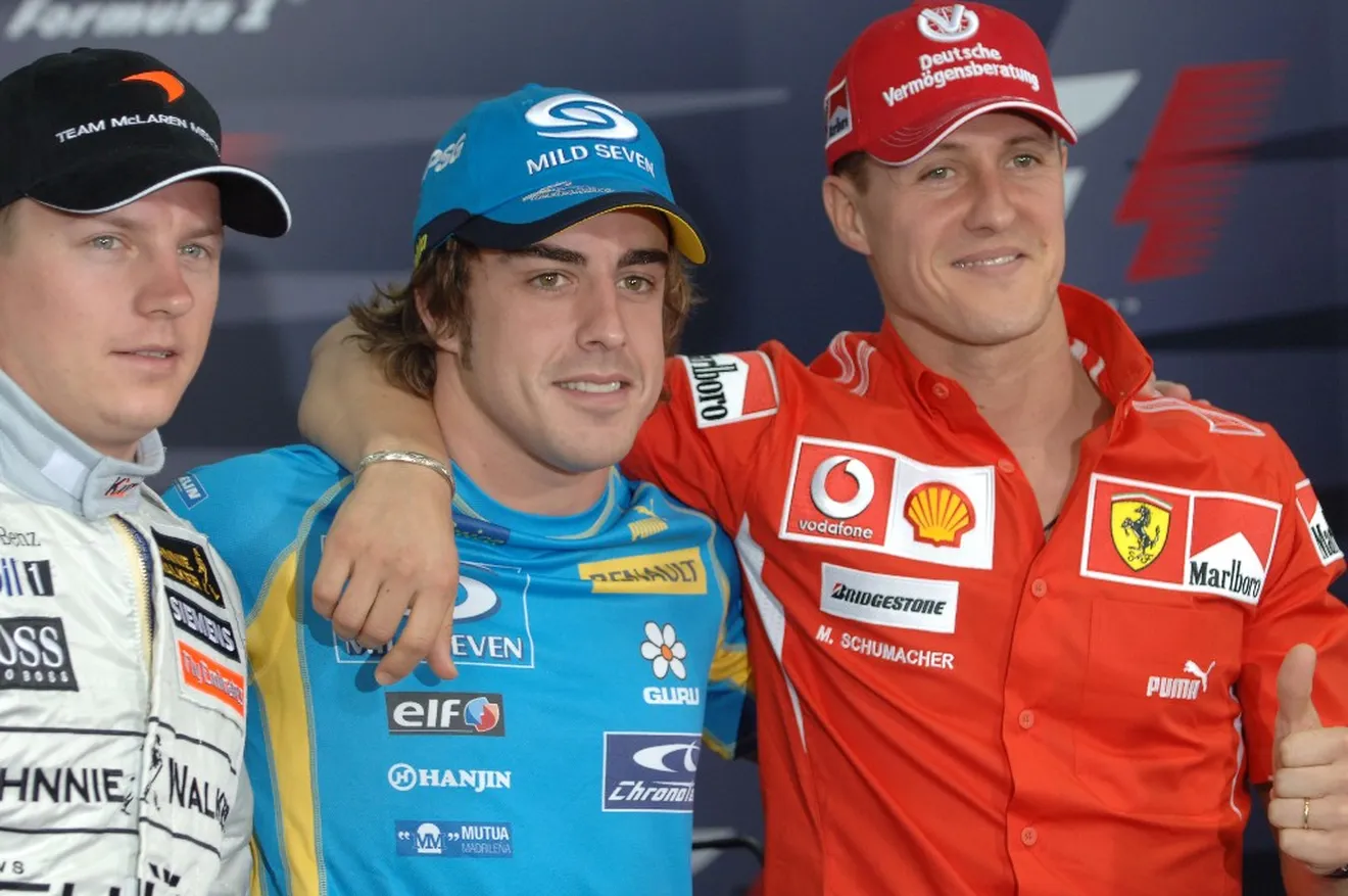Alonso: "Schumacher era especial, nunca se rendía"