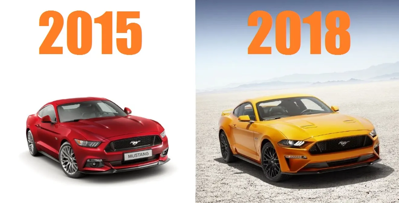Ford Mustang 2018 vs Mustang 2015: Análisis de sus diferencias