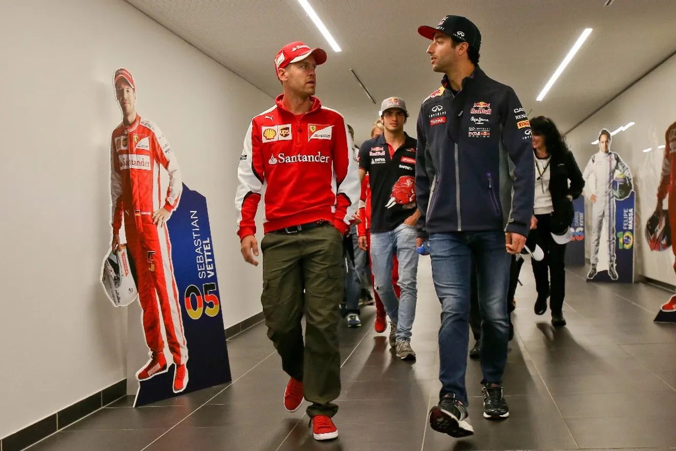 Ricciardo sobre la frustración de Vettel: "A veces es su peor enemigo"