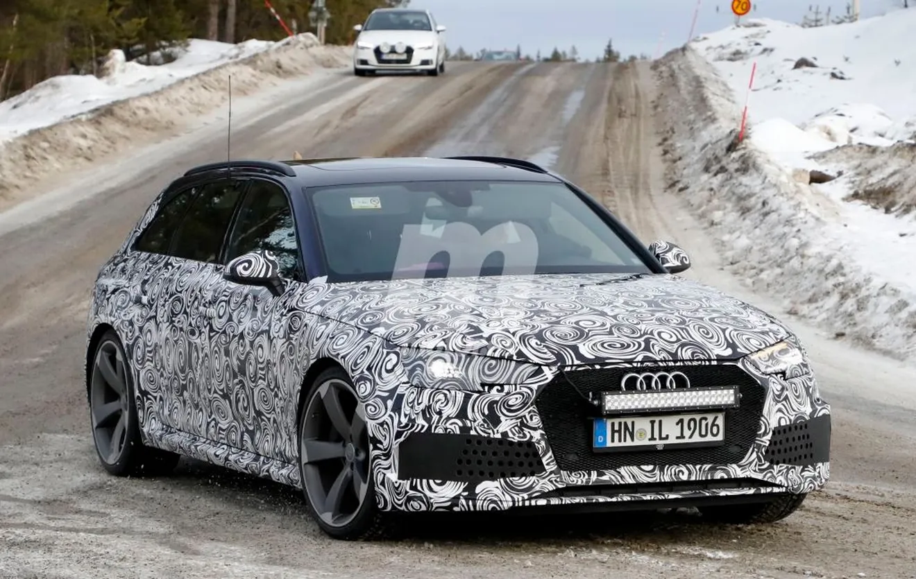 Audi RS4 Avant 2018: nuevas fotos espía de la esperada variante deportiva
