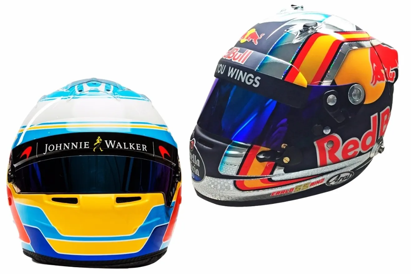 Los cascos de los pilotos de Fórmula 1 para 2017