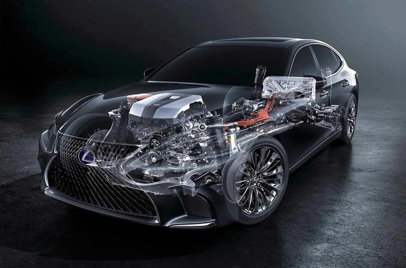 El nuevo Lexus LS 500h usará el sistema Multistage Hybrid