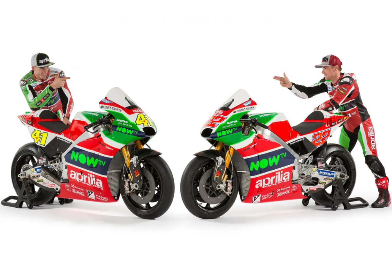 La Aprilia RS-GP 17 presume de orgullo italiano en MotoGP