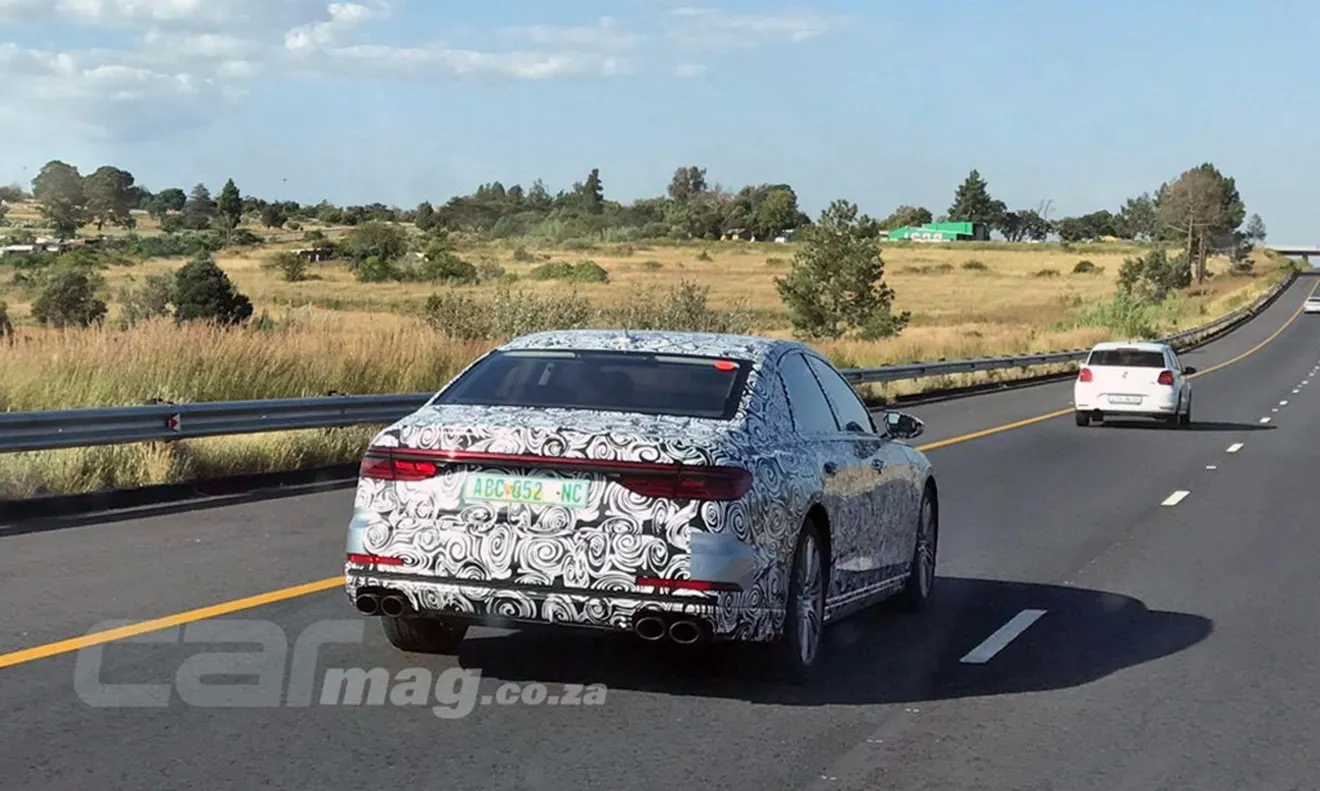 Al descubierto más detalles del Audi S8 2018 gracias a esta nueva foto espía