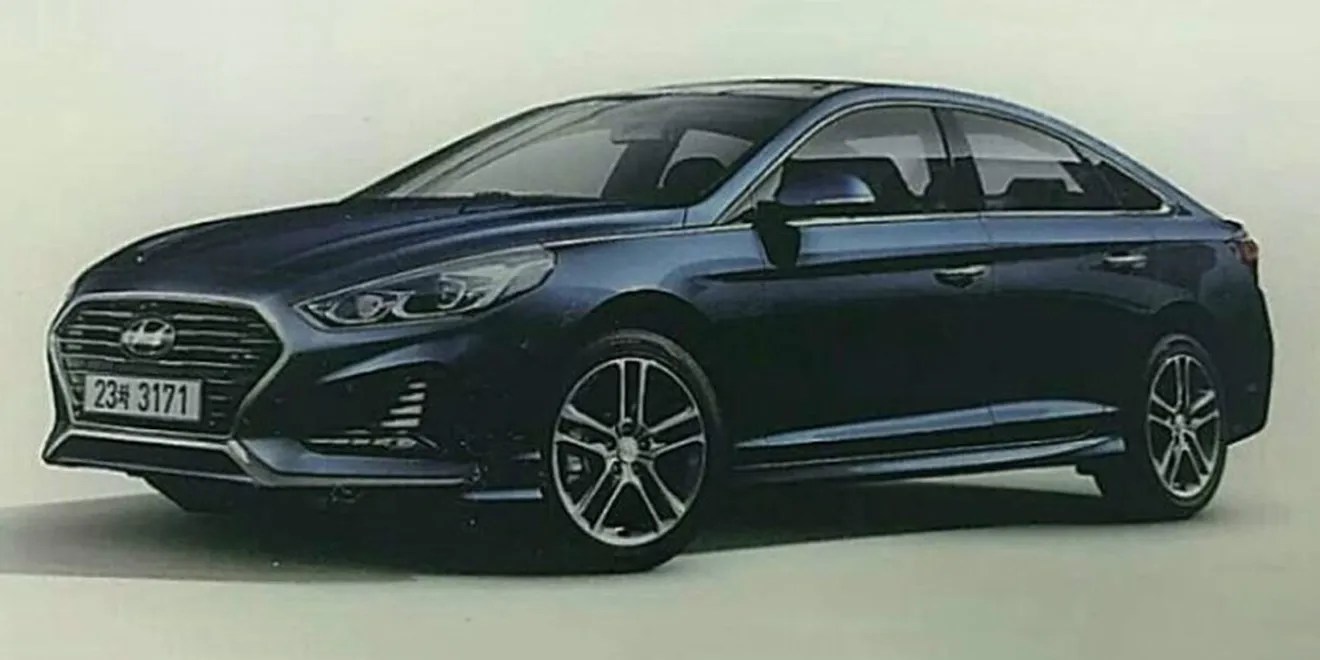 Hyundai Sonata 2018; aparece la supuesta primera imagen filtrada del modelo