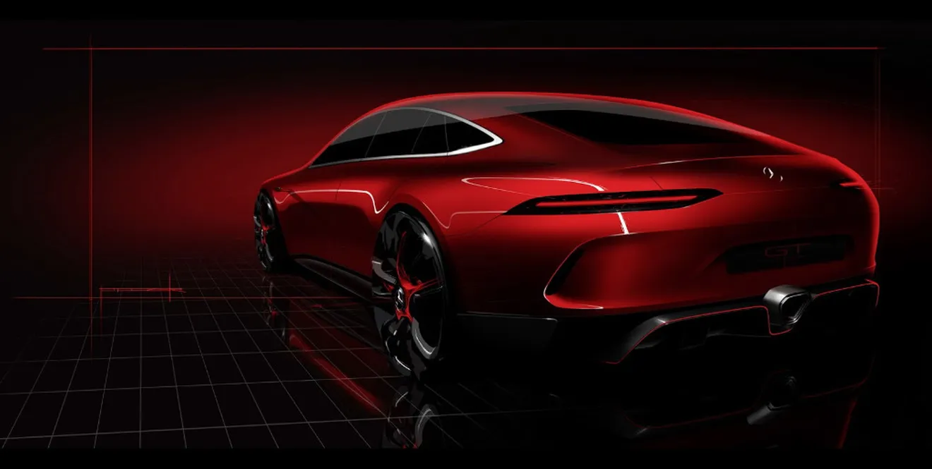 Mercedes-AMG GT Concept: el nuevo deportivo de 4 puertas basado en el AMG GT