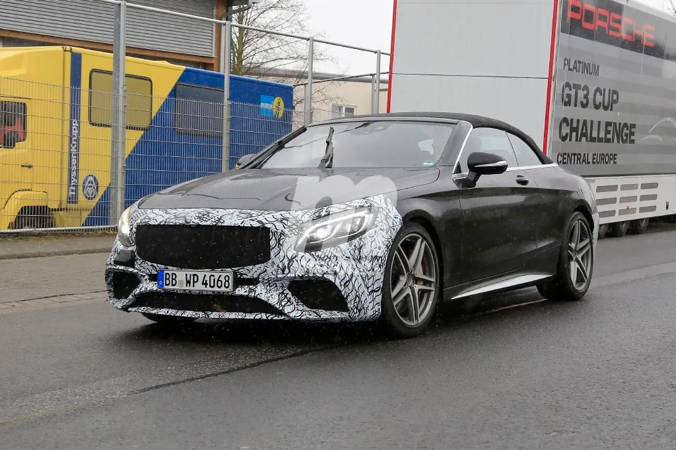 Comienzan las pruebas del lavado de cara del Mercedes-AMG S63 Cabrio