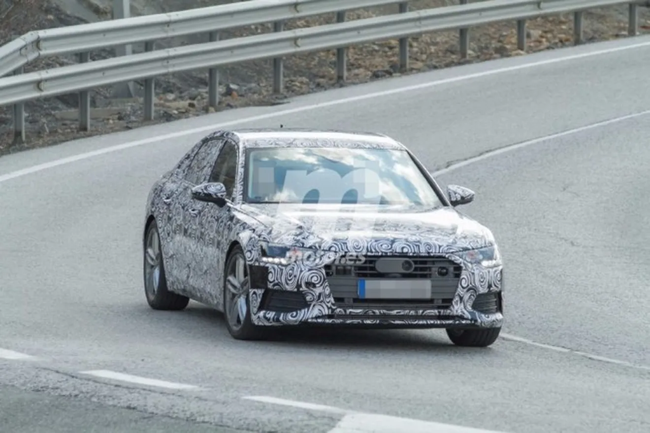 Audi A6 2018 - foto espía frontal