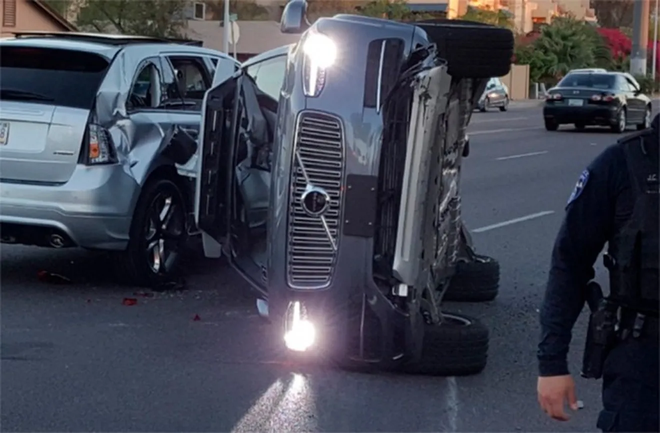Accidente de un coche autónomo de Uber