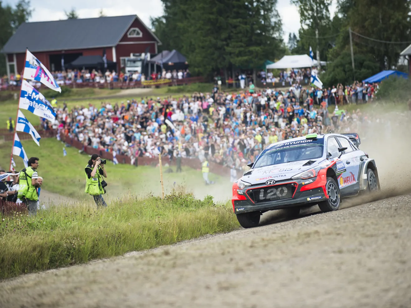 Recorrido reconocible en el 67º Rally de Finlandia